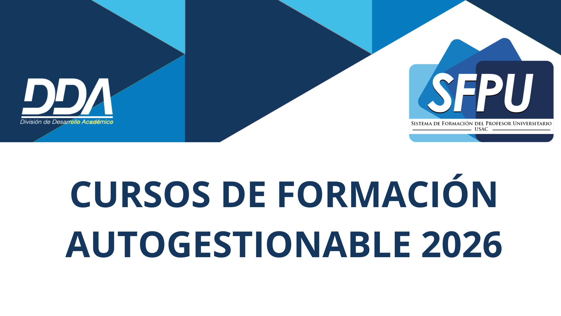 Cursos de Formación Autogestionable