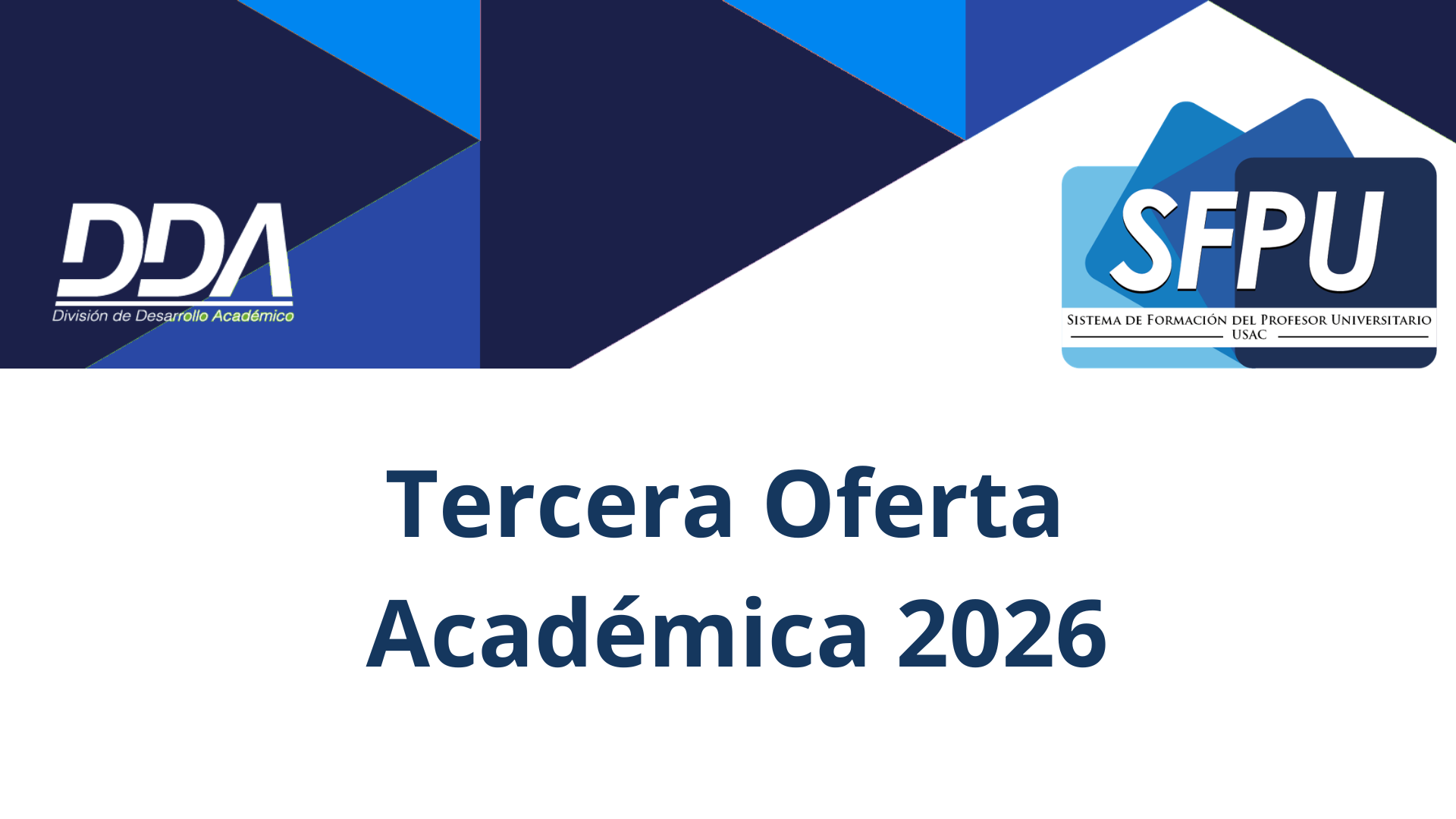 3a. Oferta Académica del SFPU 2026